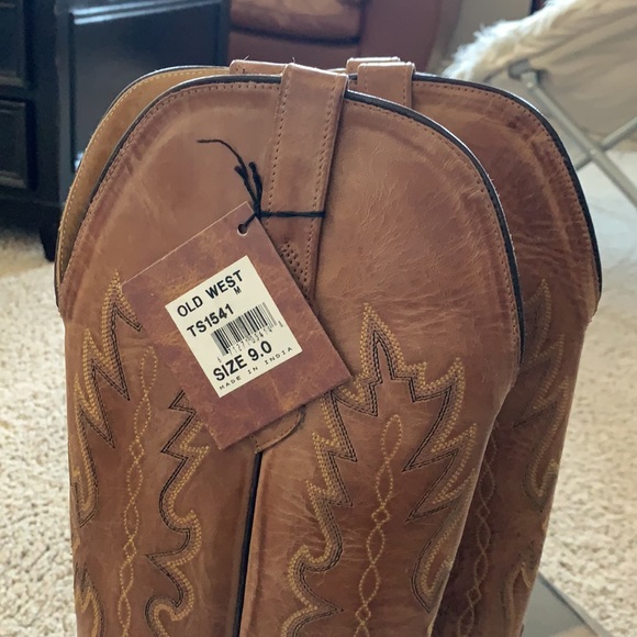[SOLD]Old West Cowgirl Boots sz9 - Picture 4 of 9